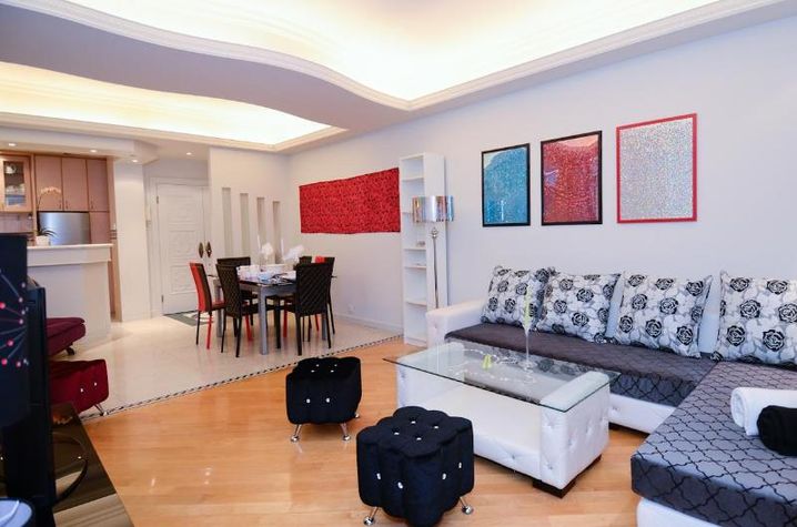 Your Chill out sofa area after an exciting day in the city