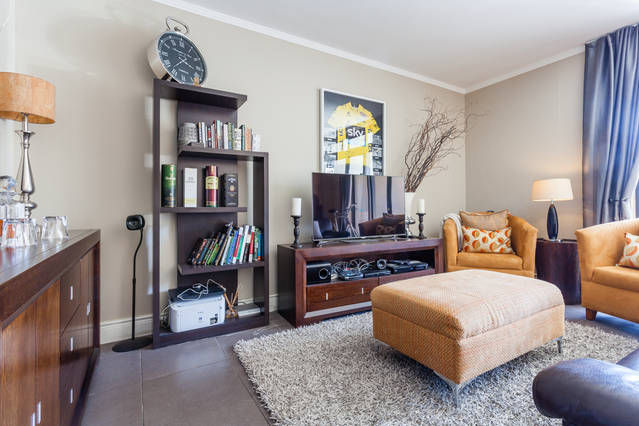 The stylish living room