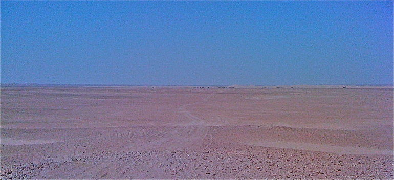 road to our camsite