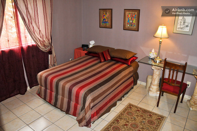 One of 4 bedrooms( Customized per needs of guest).