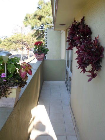 large balcony