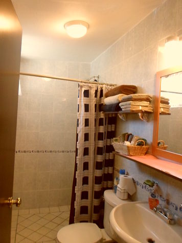 One of the bathrooms