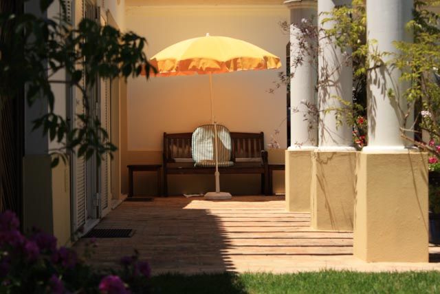 The terrace