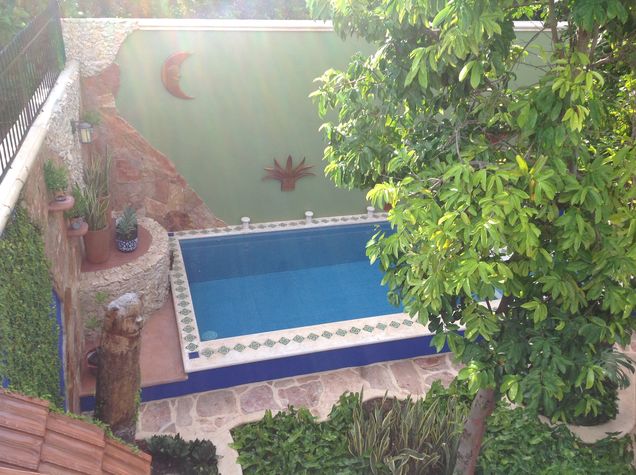 View of Pool from Terrace