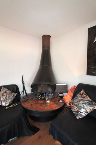 Open fire place
Free wood available