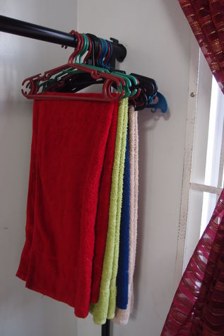 Clean towels included