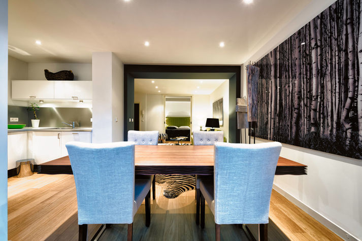 Dining Area with Fully-Equipped Kitchen