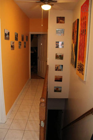 Hallway leading to the master bedroom.
