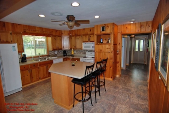 Perfect, Large Kitchen Overlooking The Spacious Living Room