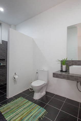 4th Bathroom: Located next to Living Room area for guest use.