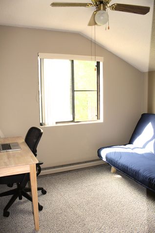 Office set up w/ queen futon.