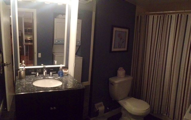 Spacious bathroom