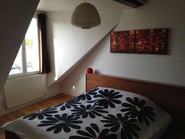 The downstairs bedroom