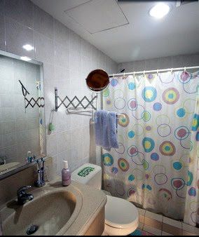 Bathroom with Shower Hot Water and Towel