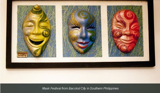 Mask festival from Bacolod City in Southern Philippines
