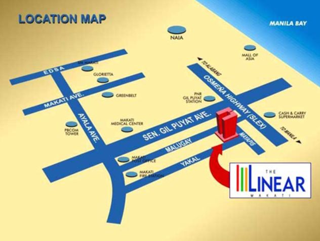 The Linear Makati Location Map