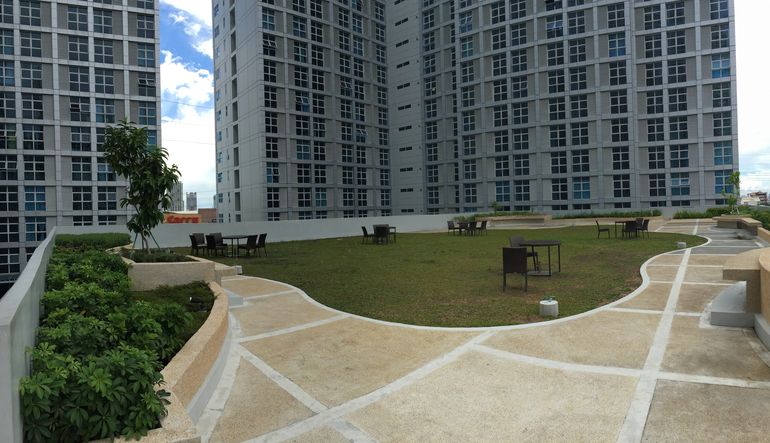 Eco Roof on top of covered basketball court