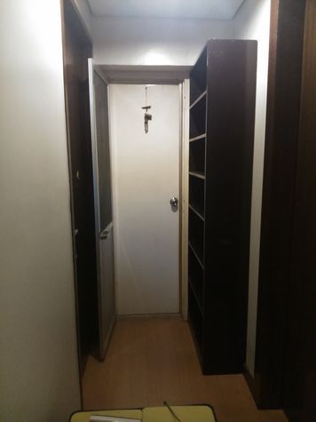 Leading to the rooms and the balcony