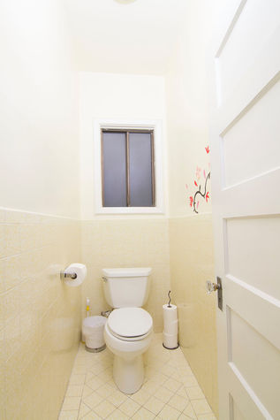 Split Bathroom. Toilet