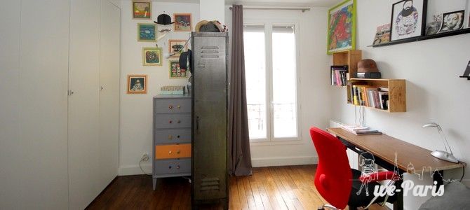 Paris Apartment Rental, Vacation in Paris
Relax after your long day in this comfortable and quiet bedroom, away from any street noise.