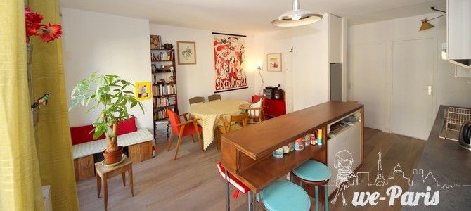 Paris Apartment Rental, Vacation in Paris
Enjoy spending time together in this spacious and bright kitchen. #ParisApartmentRentals