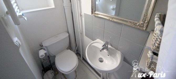 Paris Apartment Rental, Vacation in Paris
Sit down and relax after a long day of exploring Paris in this cozy Living Room / Kitchen. 