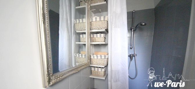 Paris Apartment Rental, Vacation in Paris
Sit down and relax after a long day of exploring Paris in this cozy Living Room / Kitchen. 