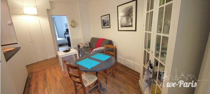 Paris Apartment Rental, Vacation in Paris
Sit down and relax after a long day of exploring Paris in this cozy Living Room / Kitchen. #ParisApartmentRentals