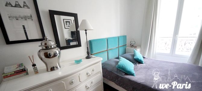 Paris Apartment Rental, Vacation in Paris
Sit down and relax after a long day of exploring Paris in this cozy Living Room / Kitchen. 