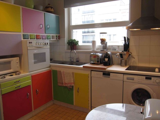 Fully equipped and colorful kitchen
Fully equipped and colorful kitchen