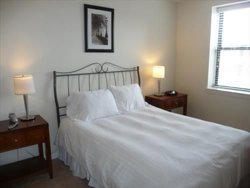 Spacious private second bedroom with queen size bed.