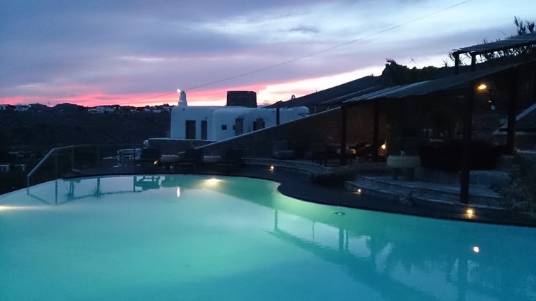Sunset colours
