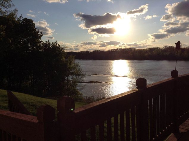 Sunset from the deck