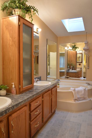 Master Bath has two sinks