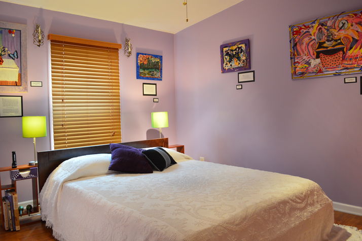 2nd Bedroom has new platform bed with new Queen size memory gel mattress