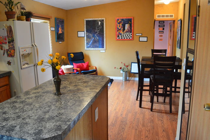 Sitting area adjoining Kitchen