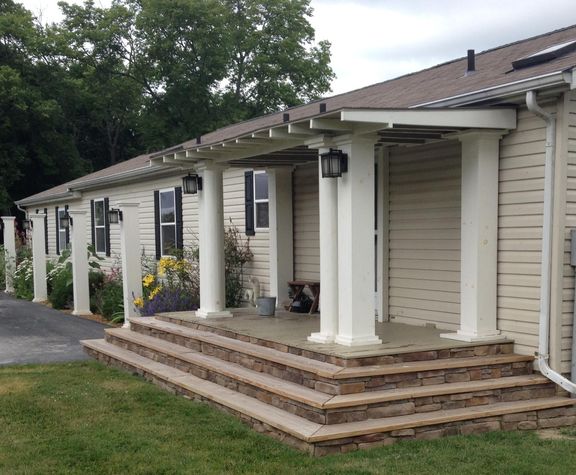 Front porch for relaxing