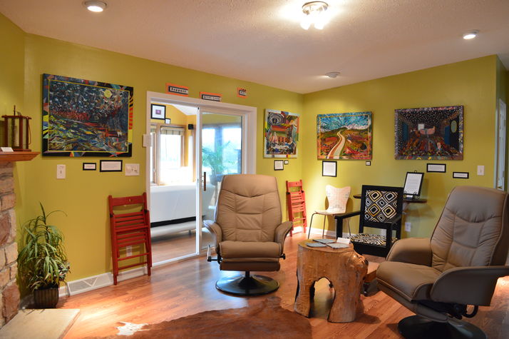 View of Living Room from Kitchen
