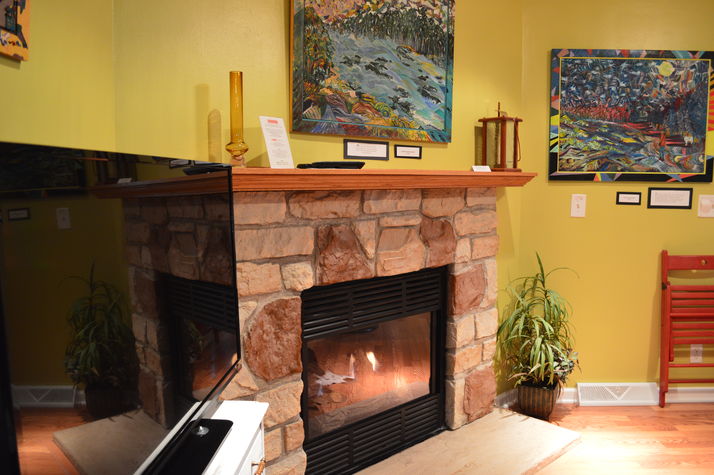 Living Room Fireplace for warm cozy nights
