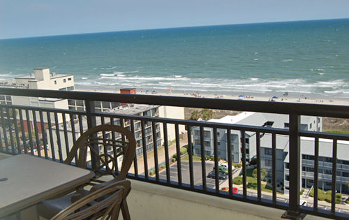 Balcony and ocean view