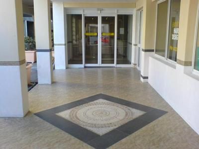 Entrance to the building
