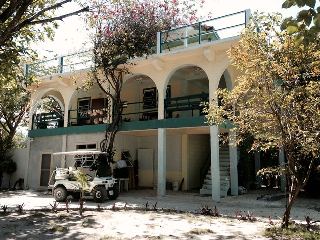 The guest house.