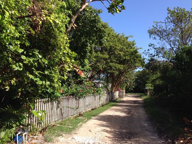 The sand road home.