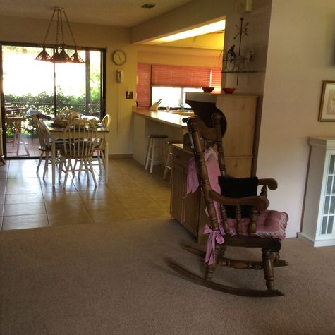View from front door entrance.