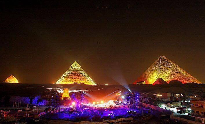 Watch the sound and light show