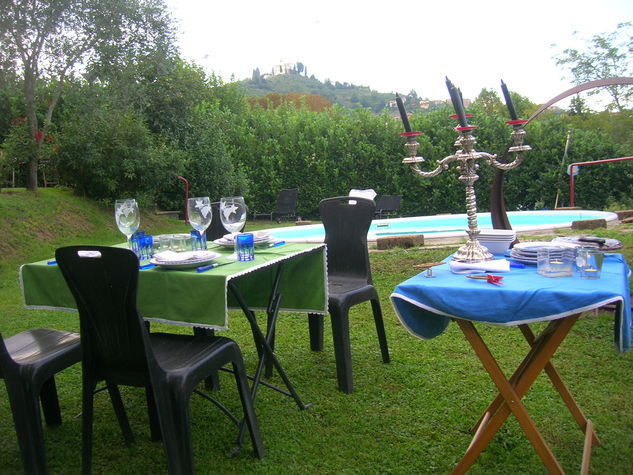 cena in piscina