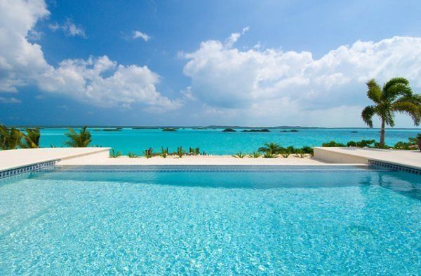 Infinity Edge Pool Overlooking Chalk Sound