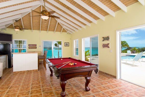 Separate Game Room W/ Pool Table, Bathroom and Wet Bar