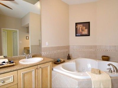Master Bathroom with Jacuzzi Tub