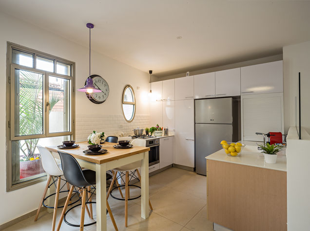 The Dining Room & Kitchen area